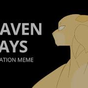 HEAVEN SAYS FELIDAE ANIMATION MEME TW GORE FLASHING AND GLITCHING EFFECTS