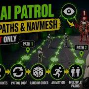 Unreal Engine 5 Enemy AI Patrol Paths NavMesh Animation Fix Blueprint Only
