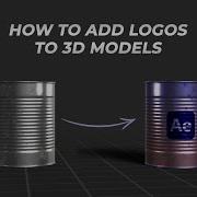 How To Add Logos Or Text Onto 3D Models In After Effects