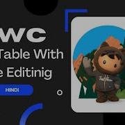LWC Data Table With Inline Editing Call Apex From LWC Salesforce Development Tutorials