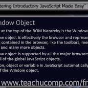 JavaScript Training Tutorial The Window Object