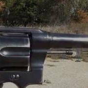 Colt New Service Revolver With Fuzzy Farrant Target Grips