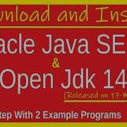 Download And Install Oracle Java SE 14 And Open Jdk 14 Step By Step With 2 Example Programs
