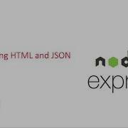 Express Js 3 Rendering HTML And JSON Data