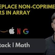 Replace Non Coprime Numbers In Array LeetCode 2197 Stack Math Hard