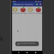 Android Recyclerview Listview Horizontal Example
