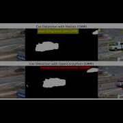 Car Detection Video Gaussian Mixture Model Matlab Opencv Python