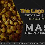 Easy MASH Tutorial In Maya 2024 Instancing And Dynamics The Lego Heads Tutorial Part 1