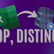 From Excel To SQL Top Rows Distinct Rows TOP And DISTINCT