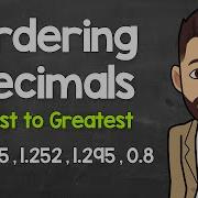 Ordering Decimals From Least To Greatest Math With Mr J