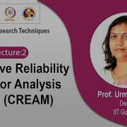 Lec 39 Cognitive Reliability And Error Analysis Method CREAM