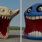 NEW ROBLOX HUNGRY SNAKE PHASE 2 VS HUNGRY WORM PHASE 2 Who S Stronger In Garry S Mod