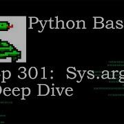 Python Basics Sys Argv Deep Dive
