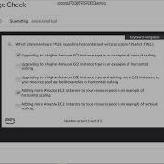 AWS Academy Data Engineering Module 5 Knowledge Check Answers