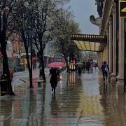 London Rainy Day Walk In Spring 2024 West End Rain Walk 4K HDR