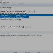 Passing Arrays As Parameters To Functions In Java