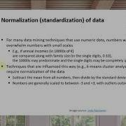 Normalization Of Data Standardization Cluster Analysis Business Intelligence With Data Mining
