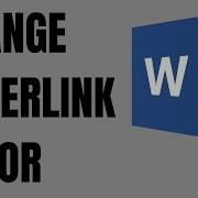 How To Change Hyperlink Color In Word