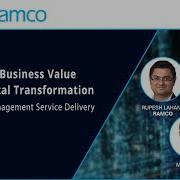 IFMA ITC Ramco Digital Transformation For FM Service Delivery