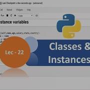 Python Tutorial 22 OOP Concepts Python Object Oriented Programming Classes Objects Instances