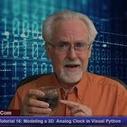 Python 3D Graphics LESSON 16 Modeling A 3D Analog Clock In Vpython