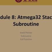 SKEE 3223 Microprocessor Module 8 Stack Subroutine A