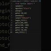 Drawing Windows Logo By Python Turtle Python Turtle