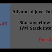 Part 4 Stackoverflow Error And Jvm Stack In Java Programming