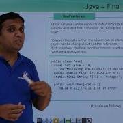 Java Final Modifier