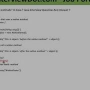 Java Native Method
