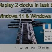 Get Multiple Clocks In Task Bar Windows 10 And Windows 11