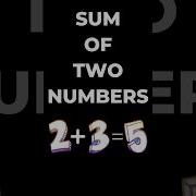 Python Program To Add Two Numbers Sum Of Two Numbers Addtion Python3 Pythonytshorts