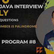 Palindrome Number Java Interview Series AutomateWithAmit