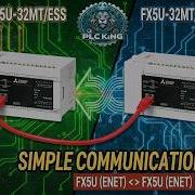 MITSUBISHI FX5U To FX5U SIMPLE CPU COMMUNICATION Step By Step Guide No Programming Needed