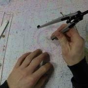 Captain License Chart Navigation Three Point Fix Practice Problem 1
