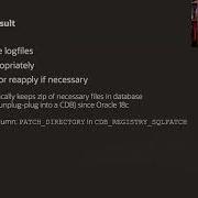 Applying Patches To Your Oracle Database