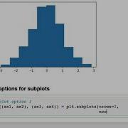 66 Histograms And Subplots Matplotlib Plotting And Data Visualization