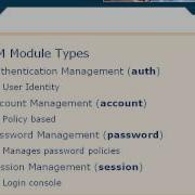 03 Pluggable Authentication Modules PAM