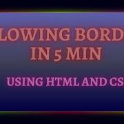 Glowing Gradient Border Effect Using HTML And CSS Hover Effect Pure CSS Glowing Effect On Hover