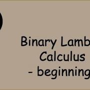 Binary Lambda Calculus
