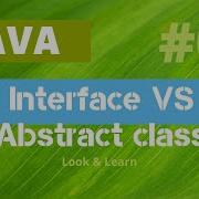 Interface VS Abstract Classes Java Look Learn English