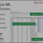 Simple ML For Sheets