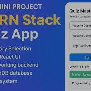 Build A Quiz App In MERN Stack React Node Express MongoDB Project