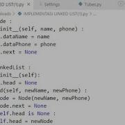 Implementasi Linked List Python SI4402 Tugas Besar Struktur Data Telkom University
