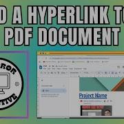 How To Add A Hyperlink To A PDF Document 2025