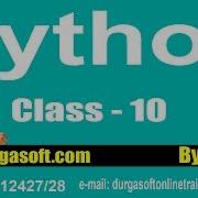 Learn Python Programming Tutorial Online Training By Durga Sir On 08 02 2018