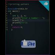 75 C Pattern Program C Language Tutorial Shorts Programming