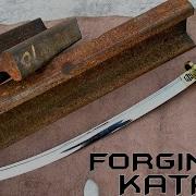 Rusted Railway Track Forged Into A Beautiful KATANA