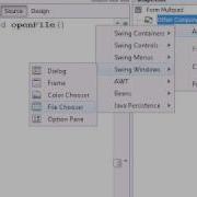 Java Text Editor 03 New Open