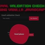 Javascript Email Validation Check Tutorial Html Css Js Naymur Web